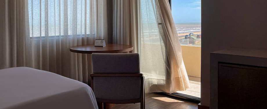 Habitación Superior frente al mar en Carrasco.