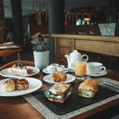 Café. Desayuno Hotel Cottage Montevideo Uruguay