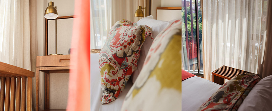 Habitación Superior de Hotel Cottage Carrasco con desayuno en la cama