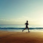 Vista panoramica de la rambla en hotel Cottage Carrasco