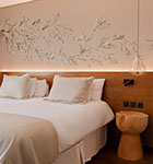 Habitación con escritorio, Hotel Cottage Puerto Buceo.