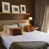 Habitación con vista al jardín, Hotel Cottage Uruguay